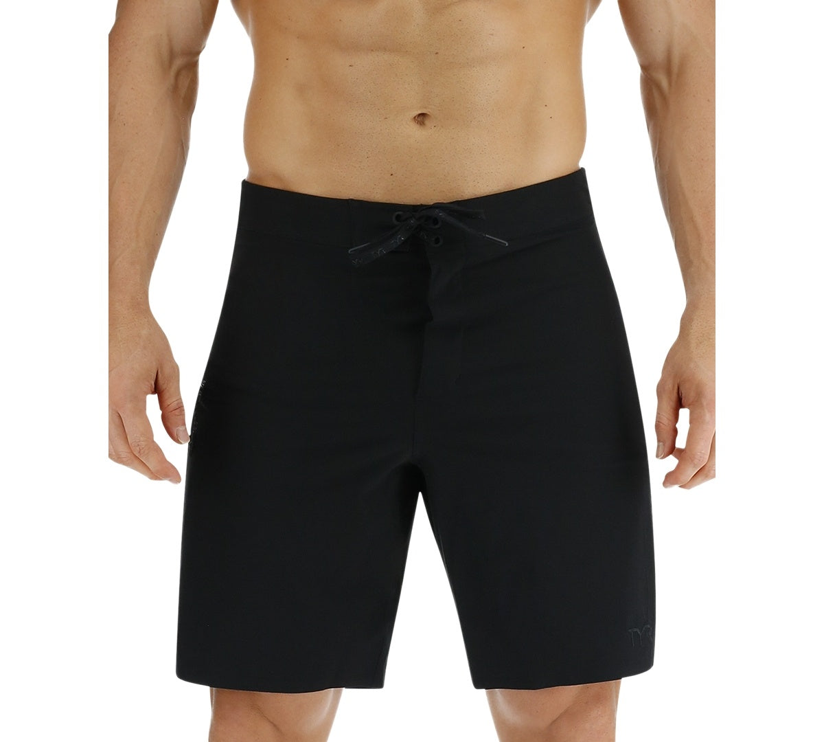 Tyr Mobius Solid Performance 9" Board Shorts - Black