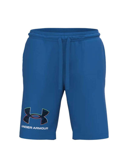 Under Armour Blue Rival FLC Graphic Short