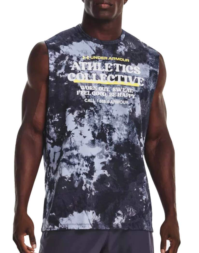 Under Armour blue FOTC Tie Dye Tank