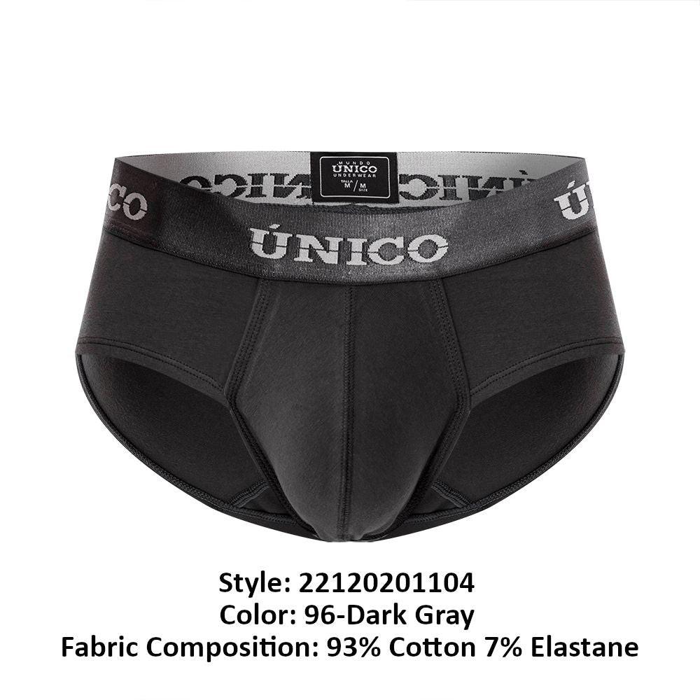 Unico Dark Grey Asfalto A22 Brief