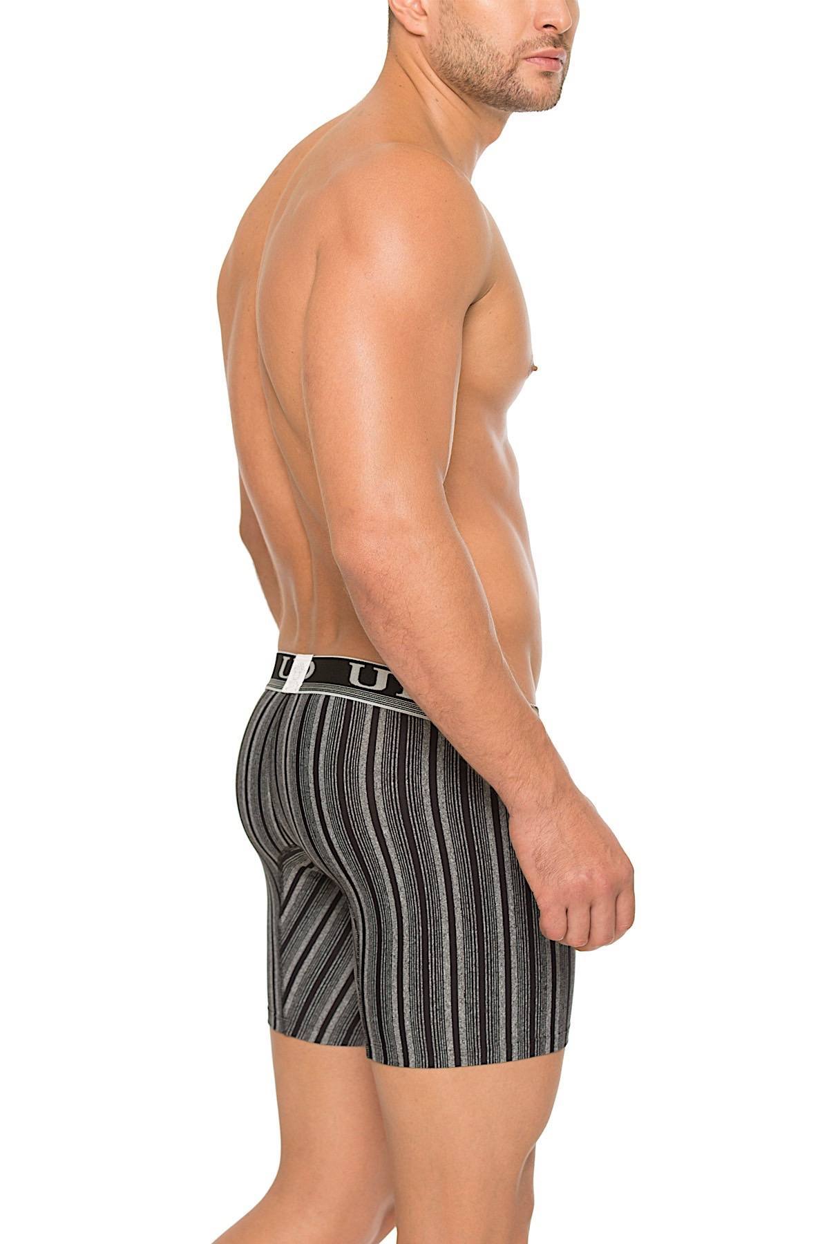Unico Gray/Black Polo Boxer Brief