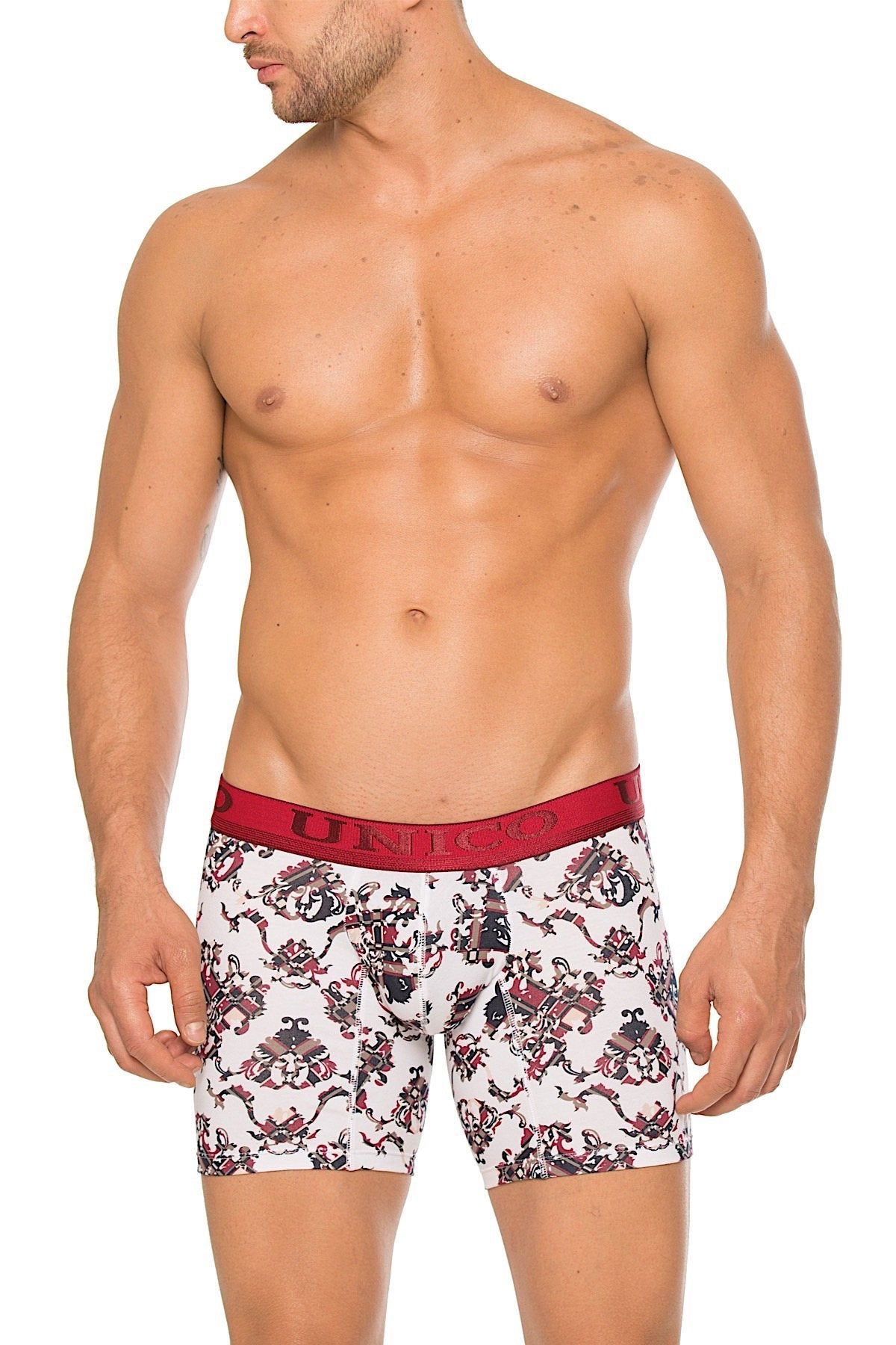 Unico White/Red Viñales Boxer Brief