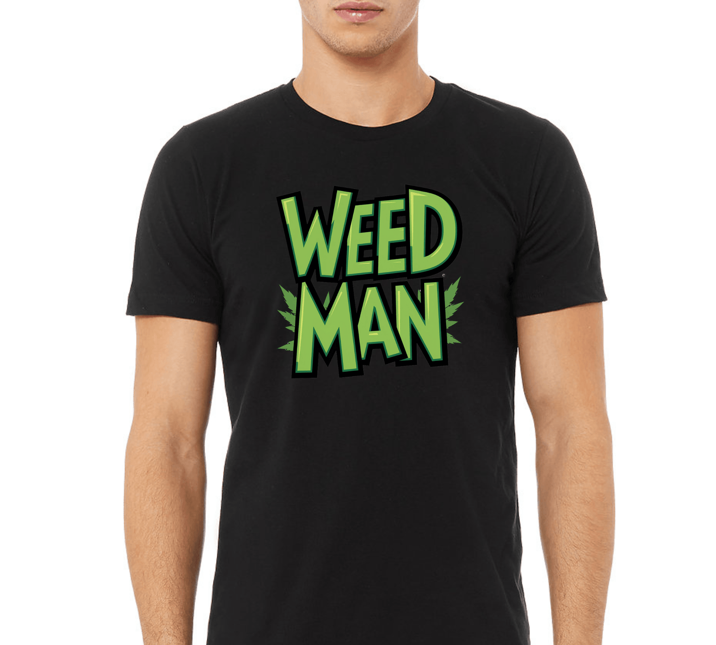 Weed Man Graphic Tee - Black