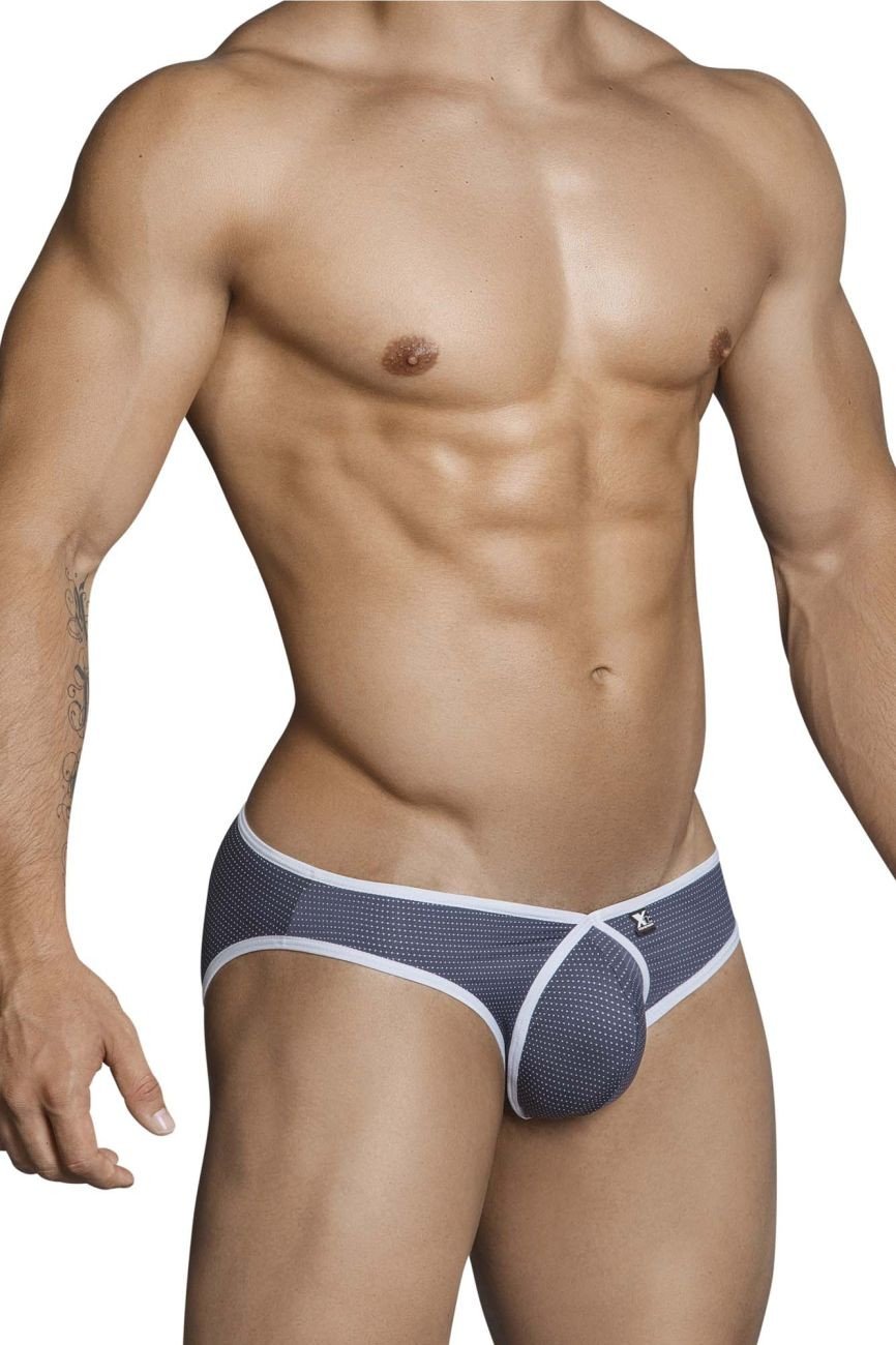 Xtremen Black Grey Blue 91021-3 3PK Briefs