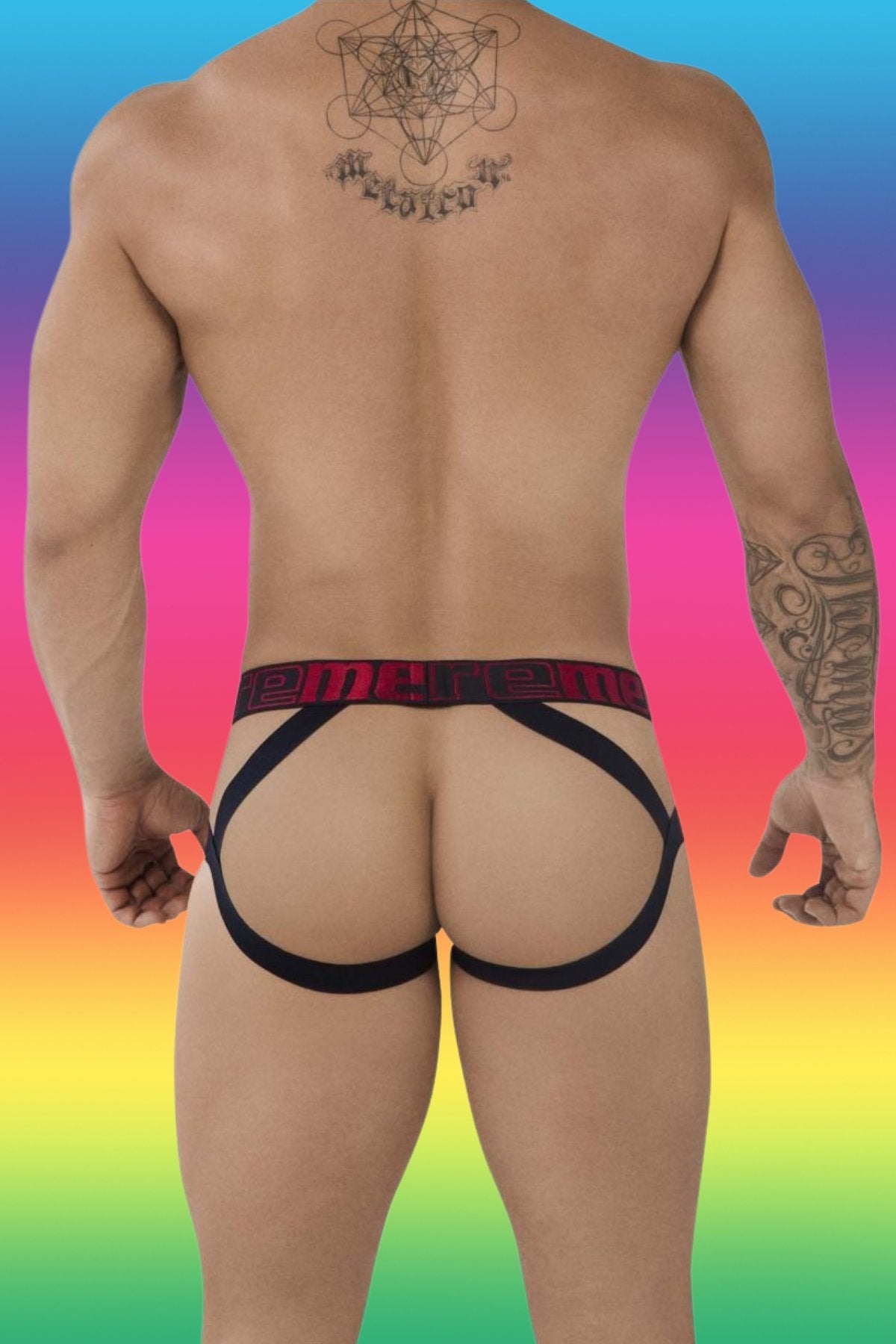 Xtremen Red 91083 Microfiber Pride Jockstrap