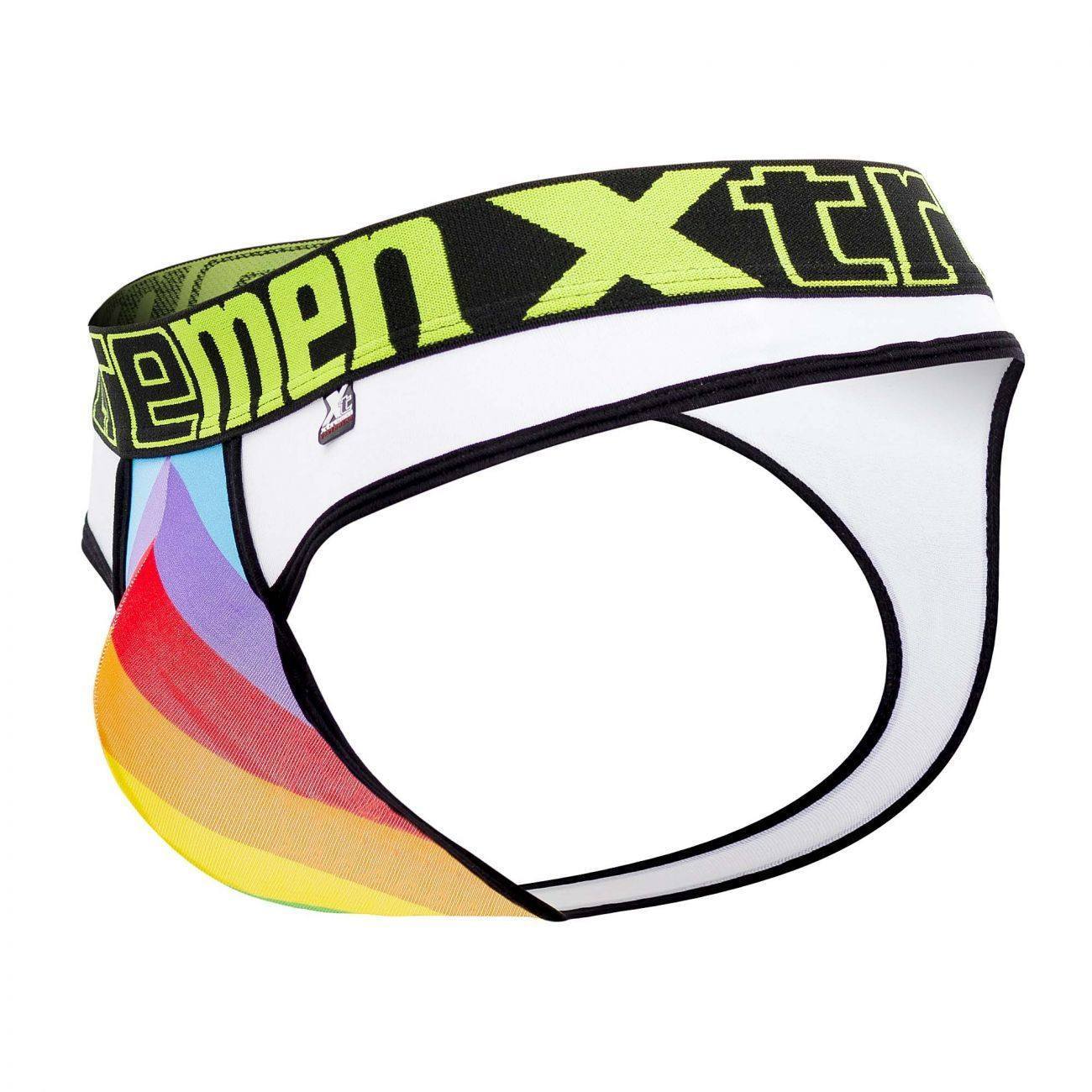 Xtremen White 91086 Microfiber Pride Thongs