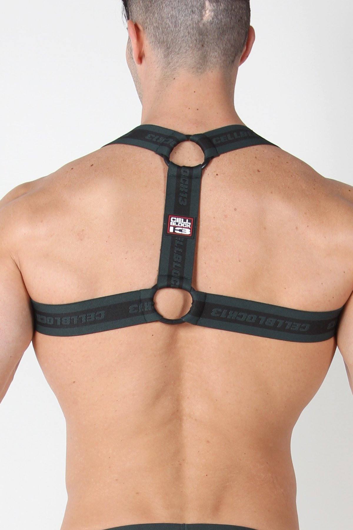 cellBlock 13 Green Rascal Elastic Harness