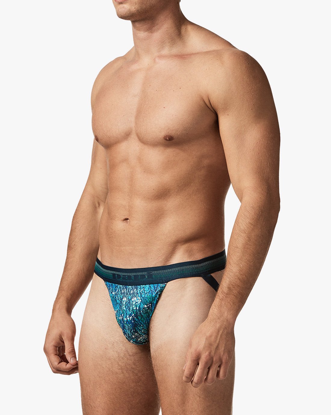 pAPI Crystal teal And Pageant Blue 2-Pack Jockstraps