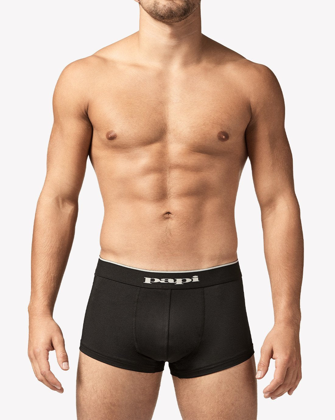 pAPI grey Paisley and Black Beauty 2-Pack Microflex Brazilian Trunks