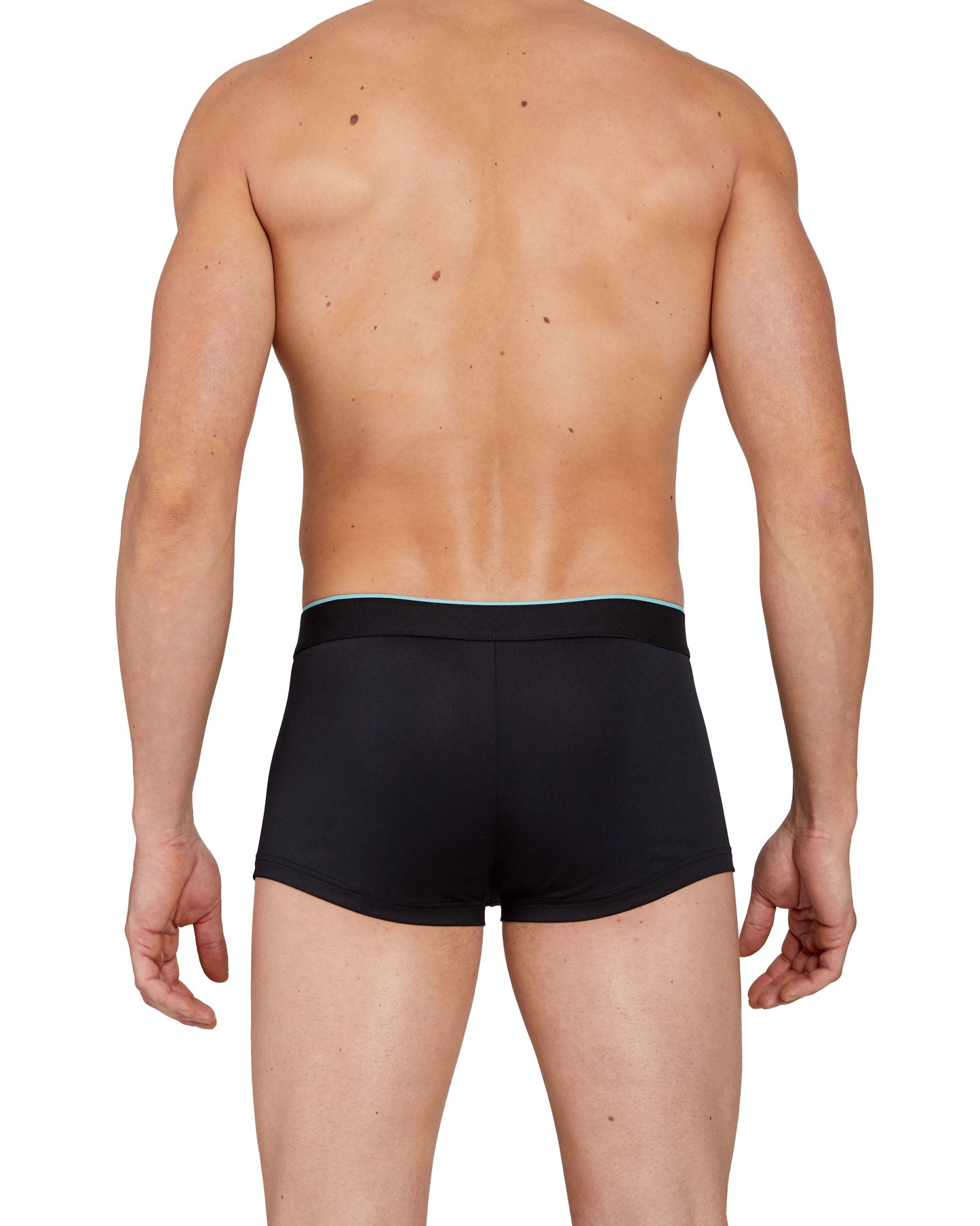 papi Grey Denim and Black Beauty 2-Pack Microflex Brazilian Trunks