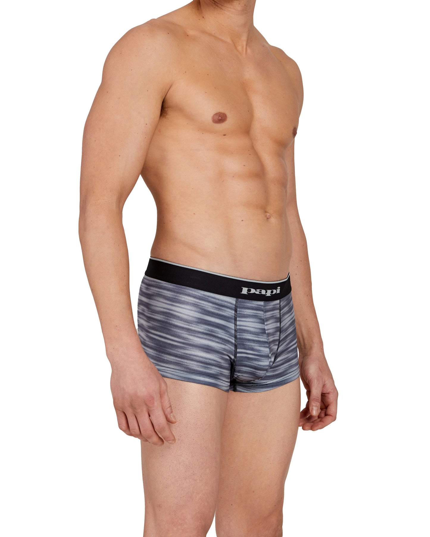 papi Grey Space Dye Magnet 2-Pack Microflex Brazilian Trunks
