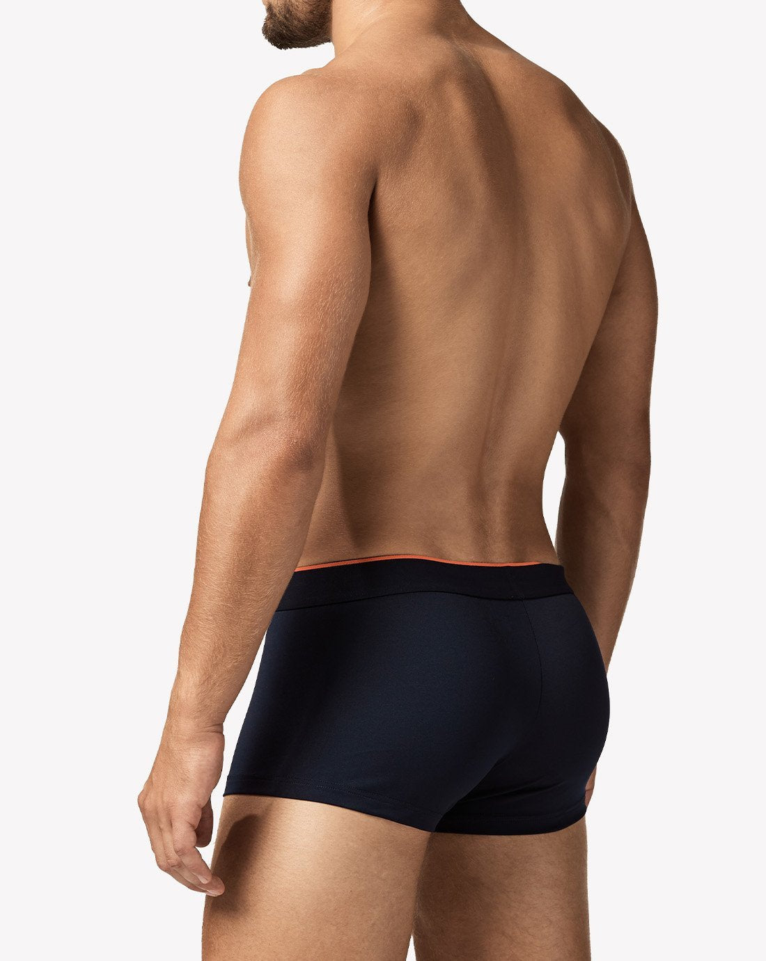 papi Orange Space Dye and Maritime Blue 2-Pack Microflex Brazilian Trunks