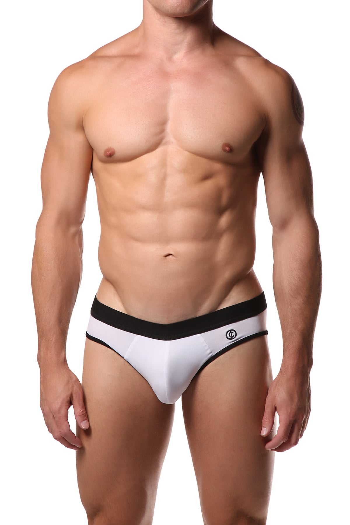 JustinCase White Jock Brief