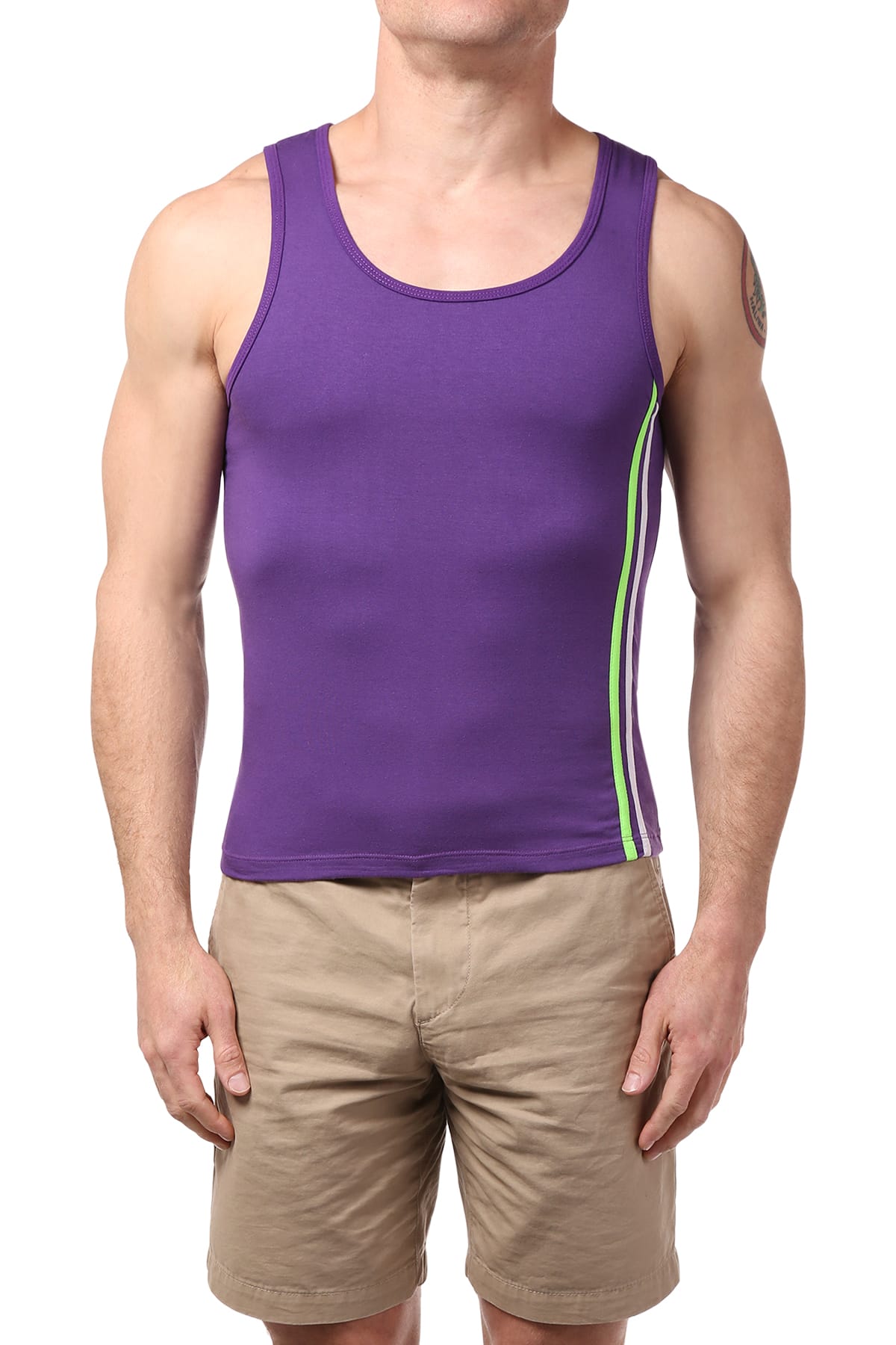 Gigo Purple Bias Tank
