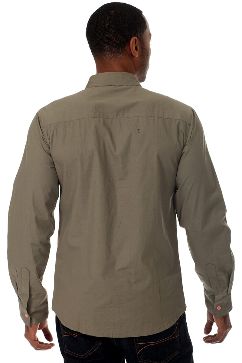 Oxymoron Salmon Anchor Mania Button-Up