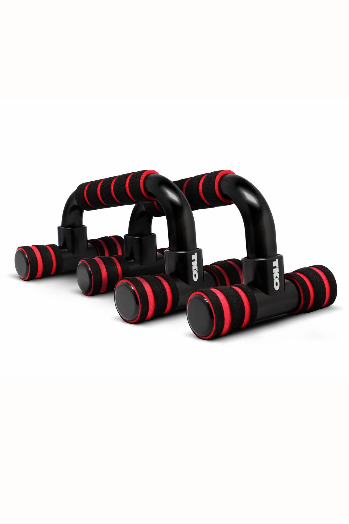 TKO Push Up Bars, Onyx/ Lava