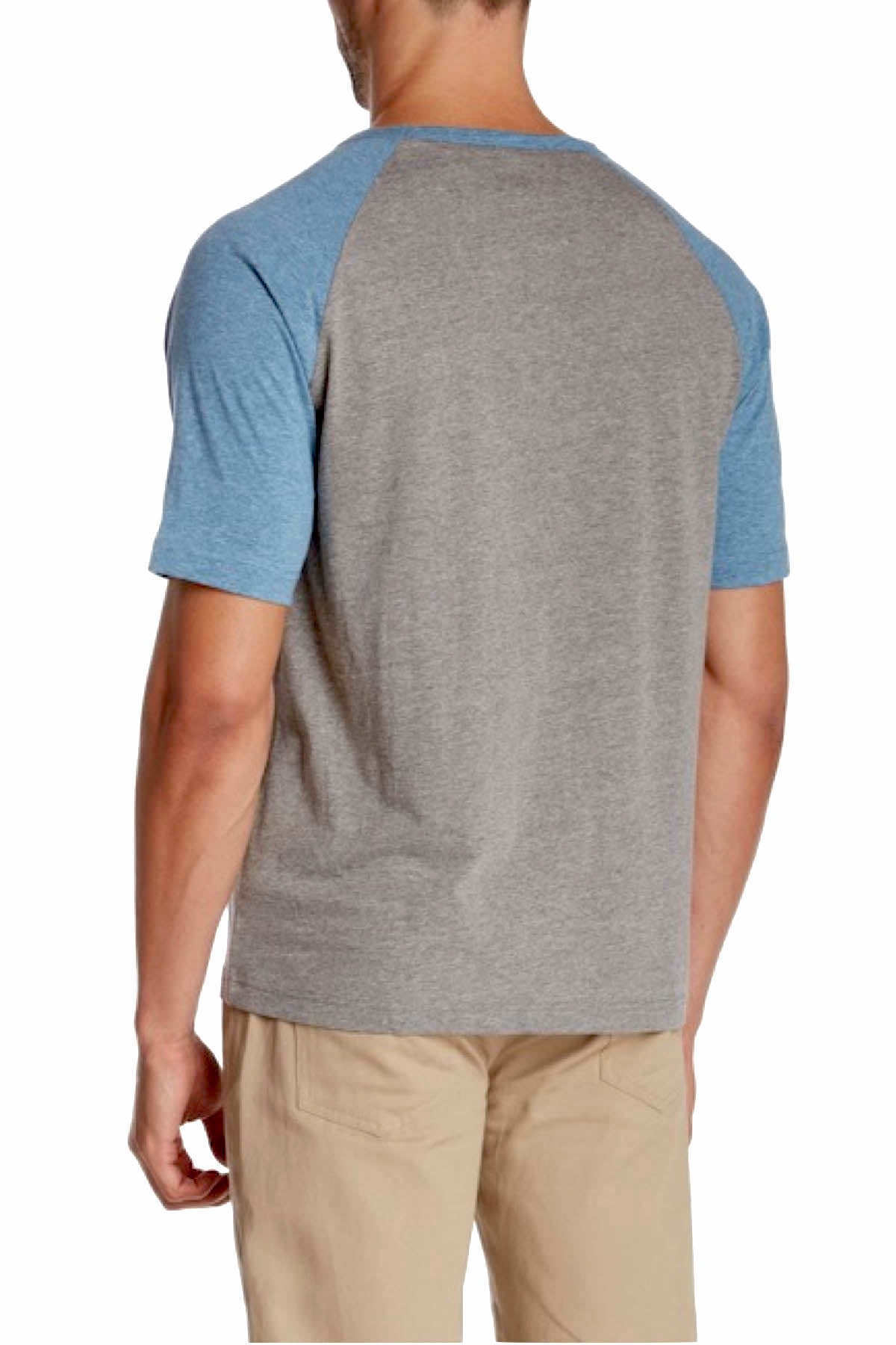 Oxymoron Grey & Blue Random Order Tee