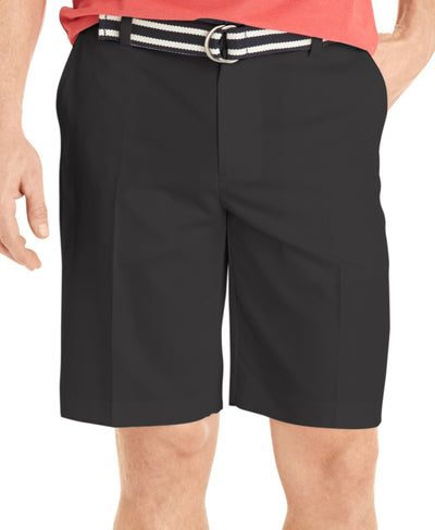 IZOD Flat-Front Solid Microfiber Shorts