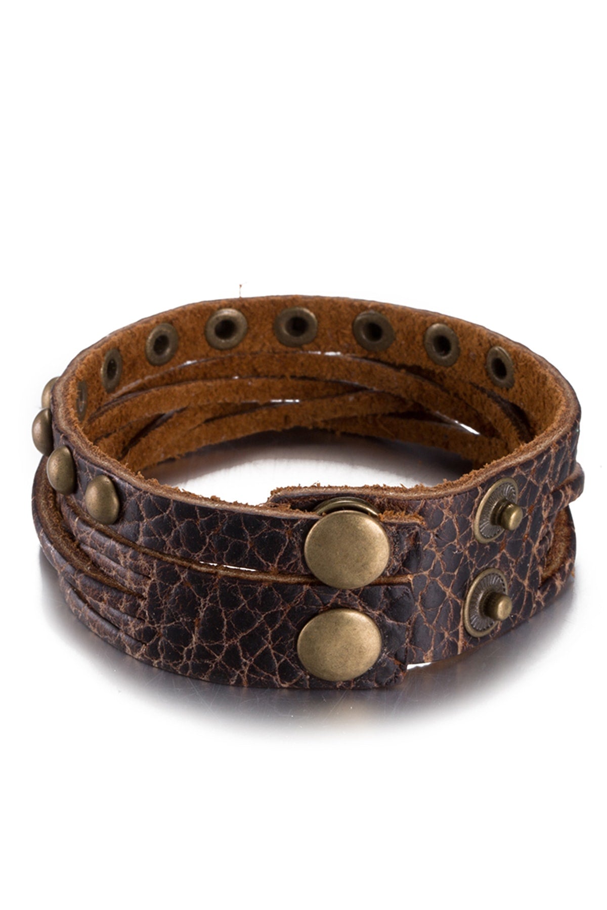 Vintage Fashion Alloy Silver Button Bracelet