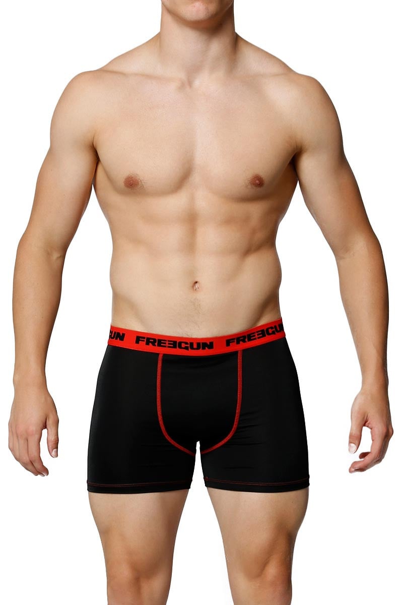 Freegun Red & Black Classic Boxer Brief
