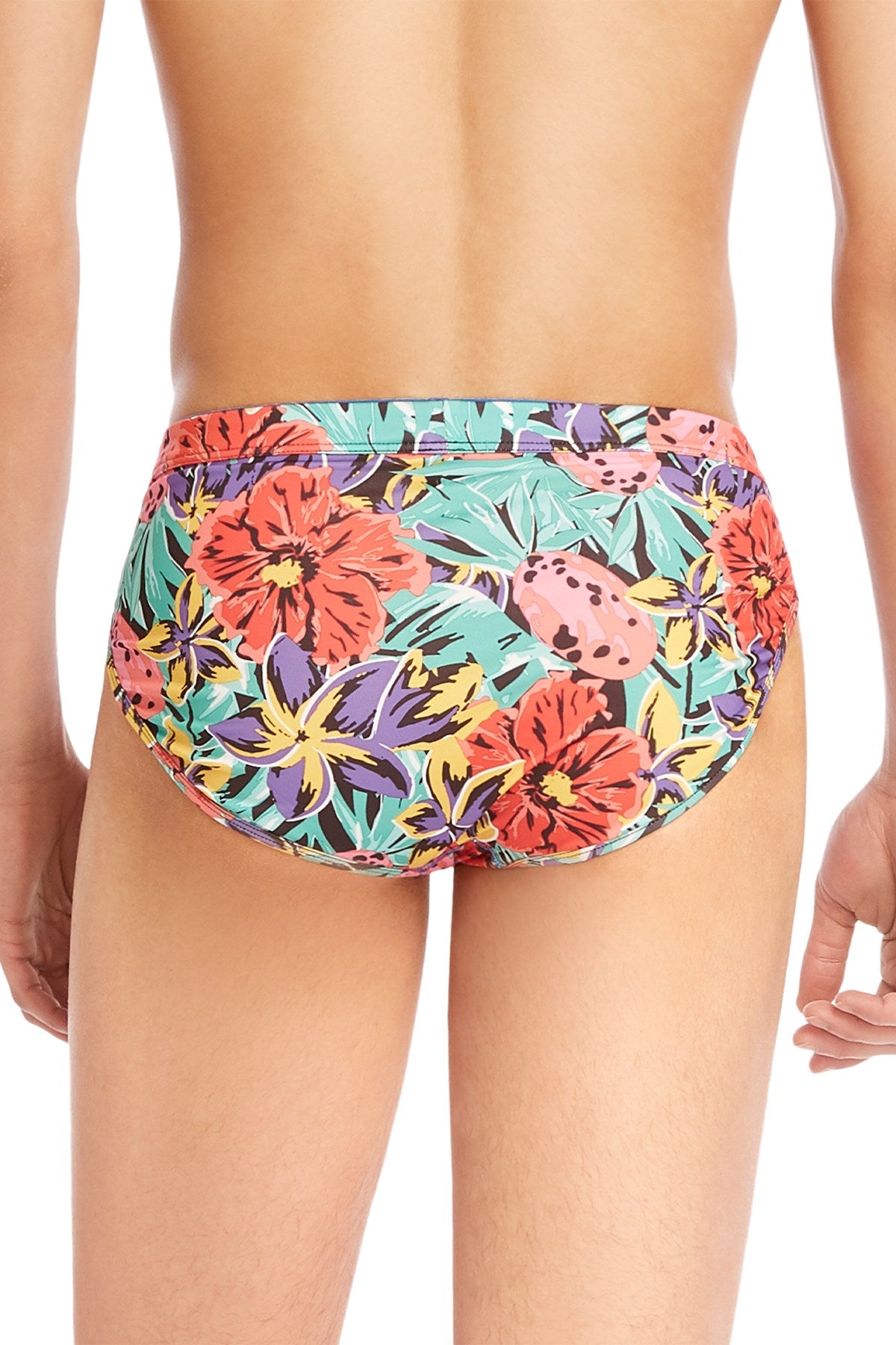 2(X)IST 80's Jungle Floral Sliq Micro Sport Brief