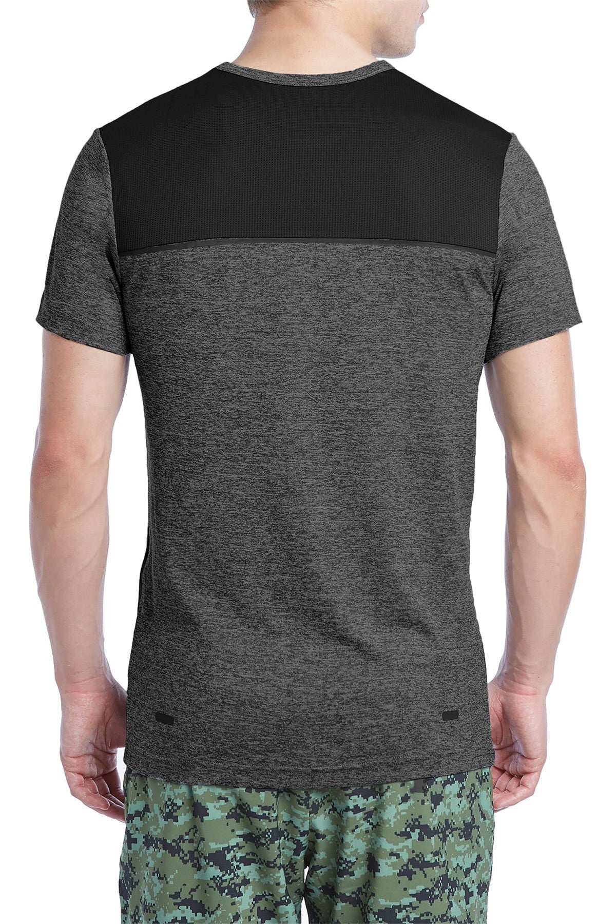 2(X)IST Black/Charcoal-Grey Sport Tech Performance T-Shirt