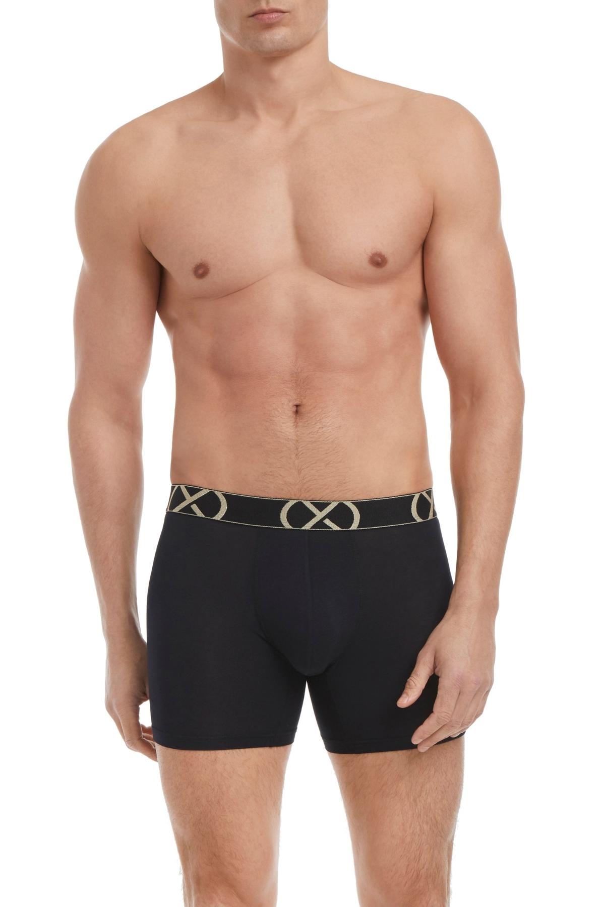 2(X)IST Black Luxe Boxer Brief 3-Pack