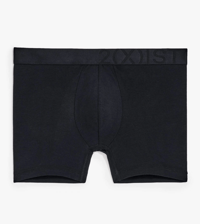 2(X)IST Black Pima Flex No Show Trunk X40923