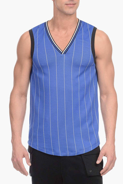 2(X)IST Cobalt/White Accelerate Retro Tank