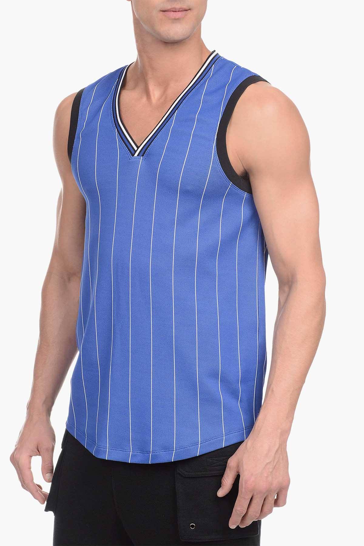 2(X)IST Cobalt/White Accelerate Retro Tank