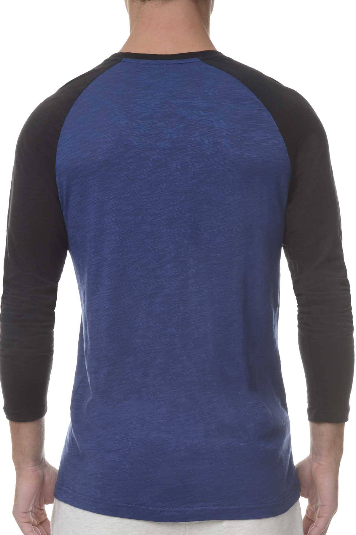 2(X)IST Estate-Blue Core Baseball Pocket Crew Tee