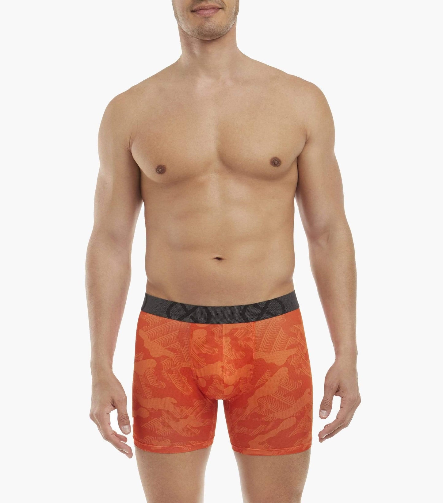 2(X)IST Grey 6" Inseam Sport Mesh Boxer Brief 3-pack