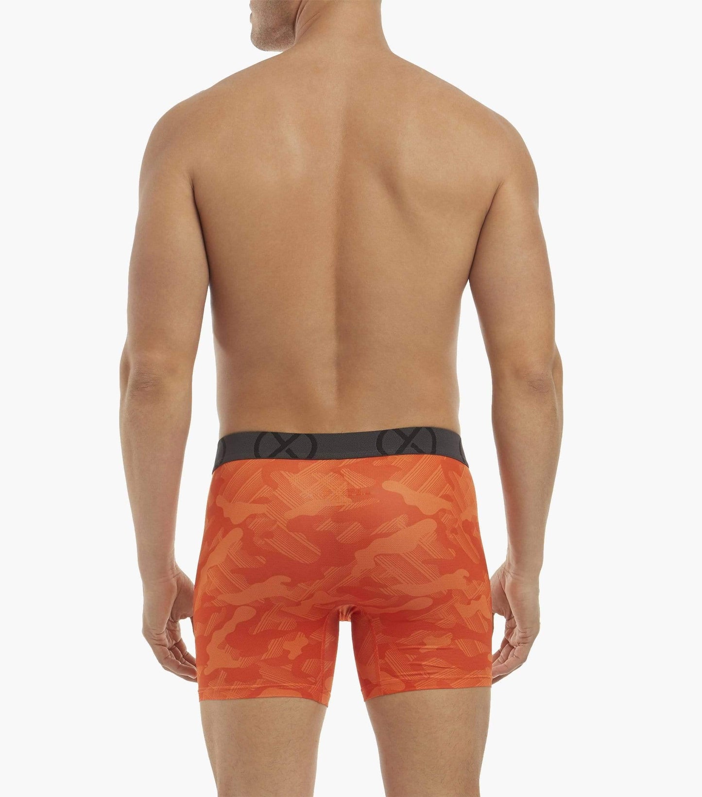 2(X)IST Grey 6" Inseam Sport Mesh Boxer Brief 3-pack