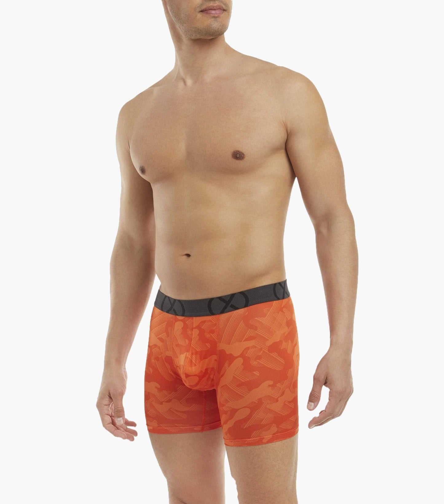 2(X)IST Grey 6" Inseam Sport Mesh Boxer Brief 3-pack
