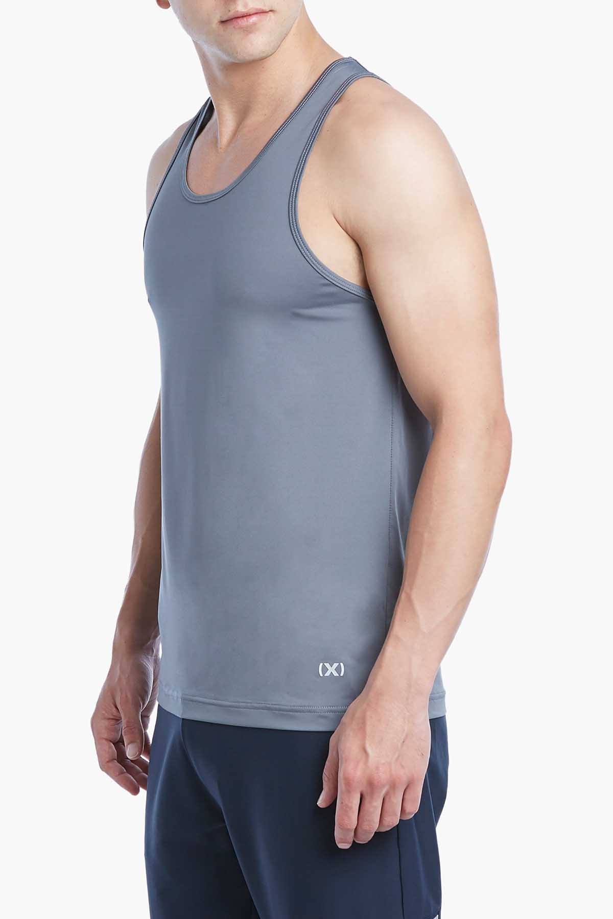 2(X)IST Lead-Grey Sport-Tech Tank Top