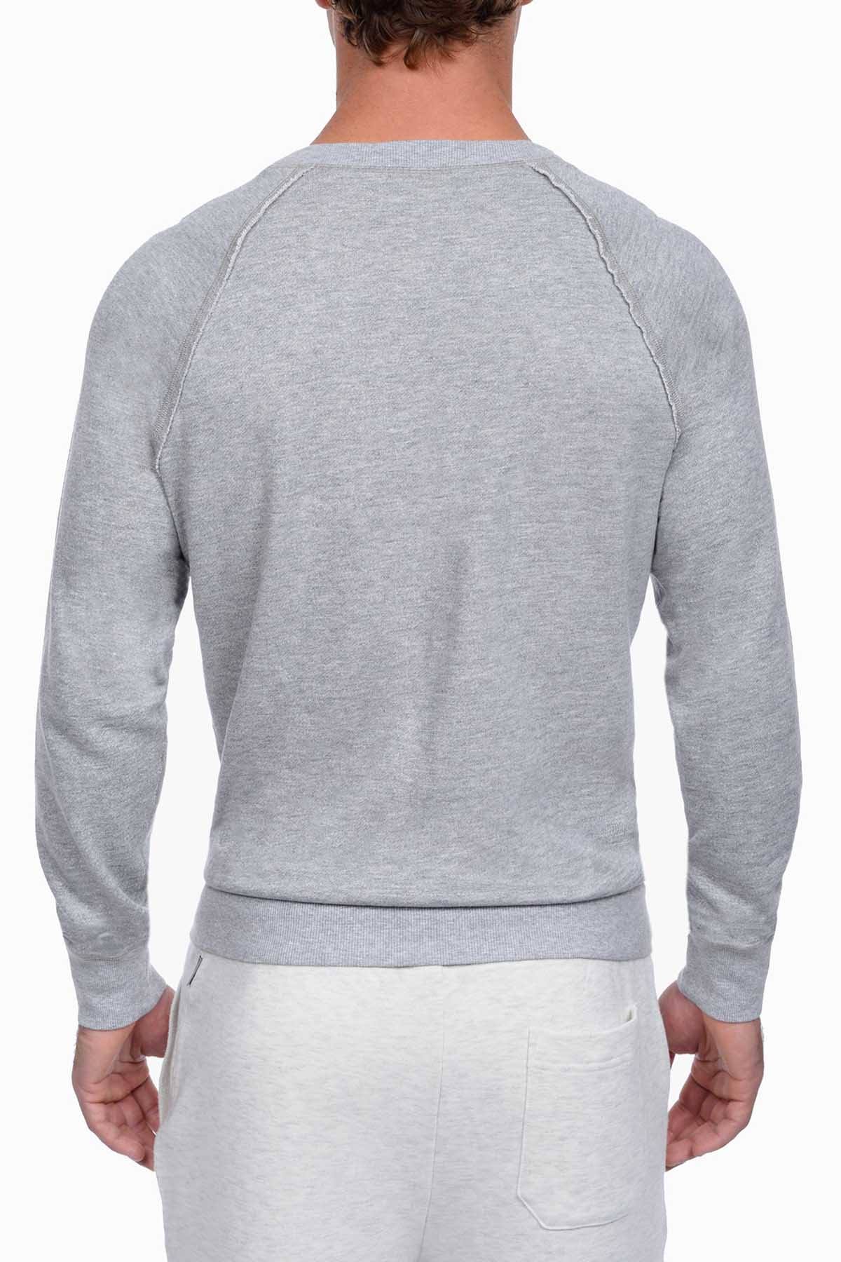 2(X)IST Light Heather Grey French Terry Crewneck Sweatshirt