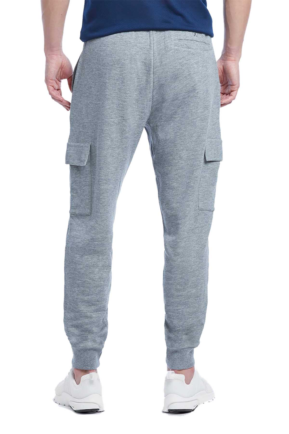 2(X)IST Medium Heather-Grey Core Cargo Sweatpant