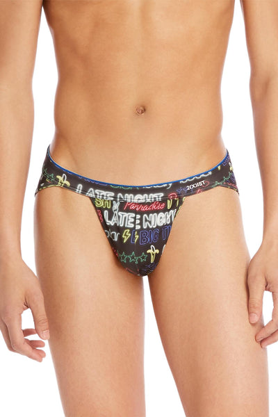 2(X)IST Neon Lights Sliq Micro Sport Brief