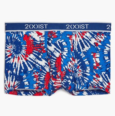 2(X)IST Patriotic Graphic No Show Trunk