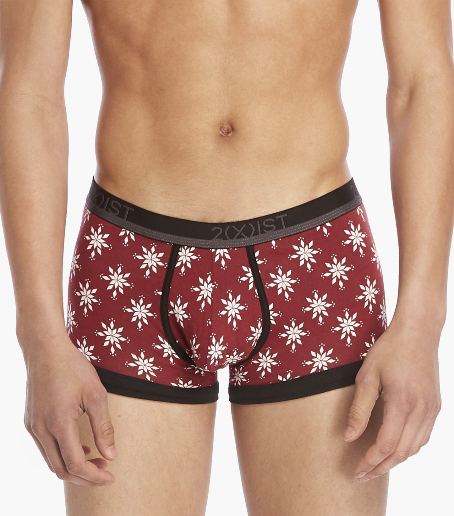 2(X)IST Red Cotton Stretch No Show Trunk 3+1 Bonus Pack