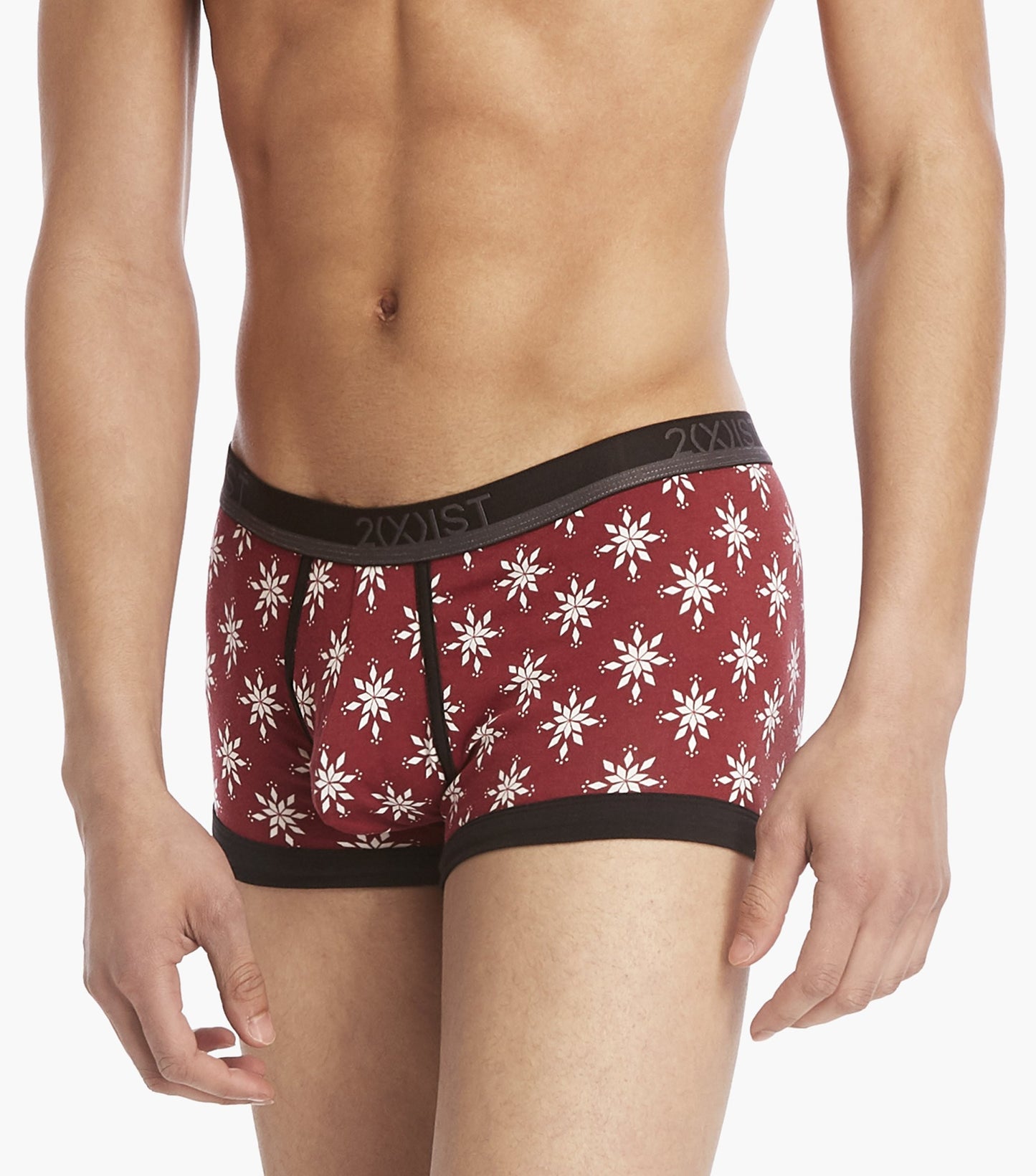 2(X)IST Red Cotton Stretch No Show Trunk 3+1 Bonus Pack