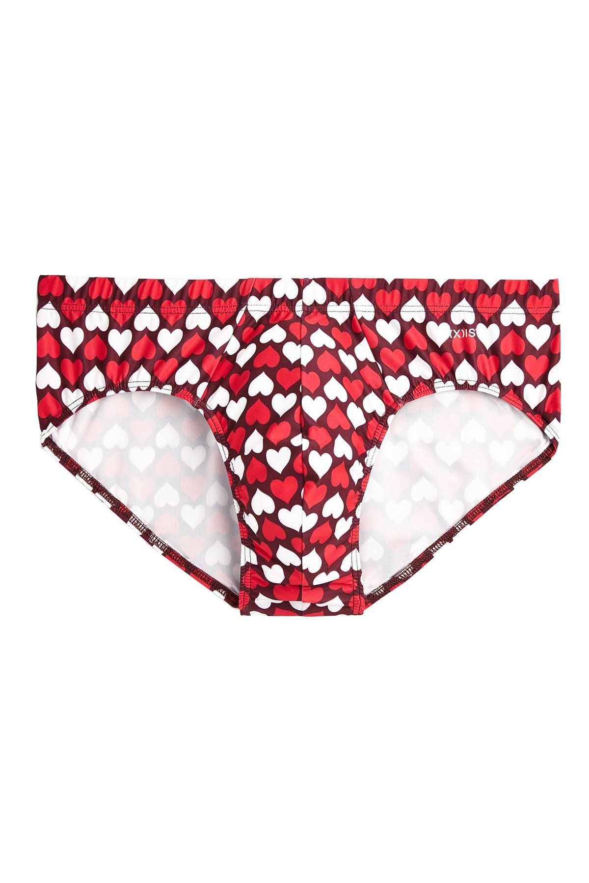 2(X)IST Tawny Port Heart Graphic Micro Bikini Brief