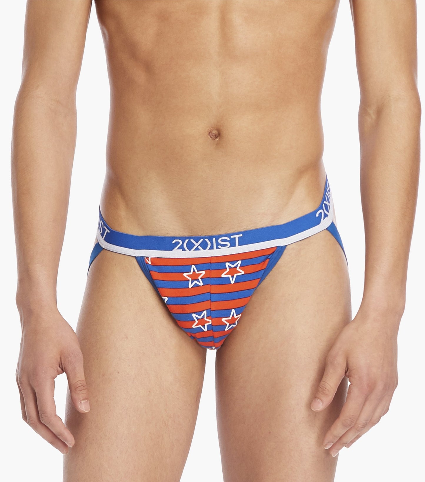 2(X)IST Tye Dye Cotton Stretch Jock Strap 4-Pack