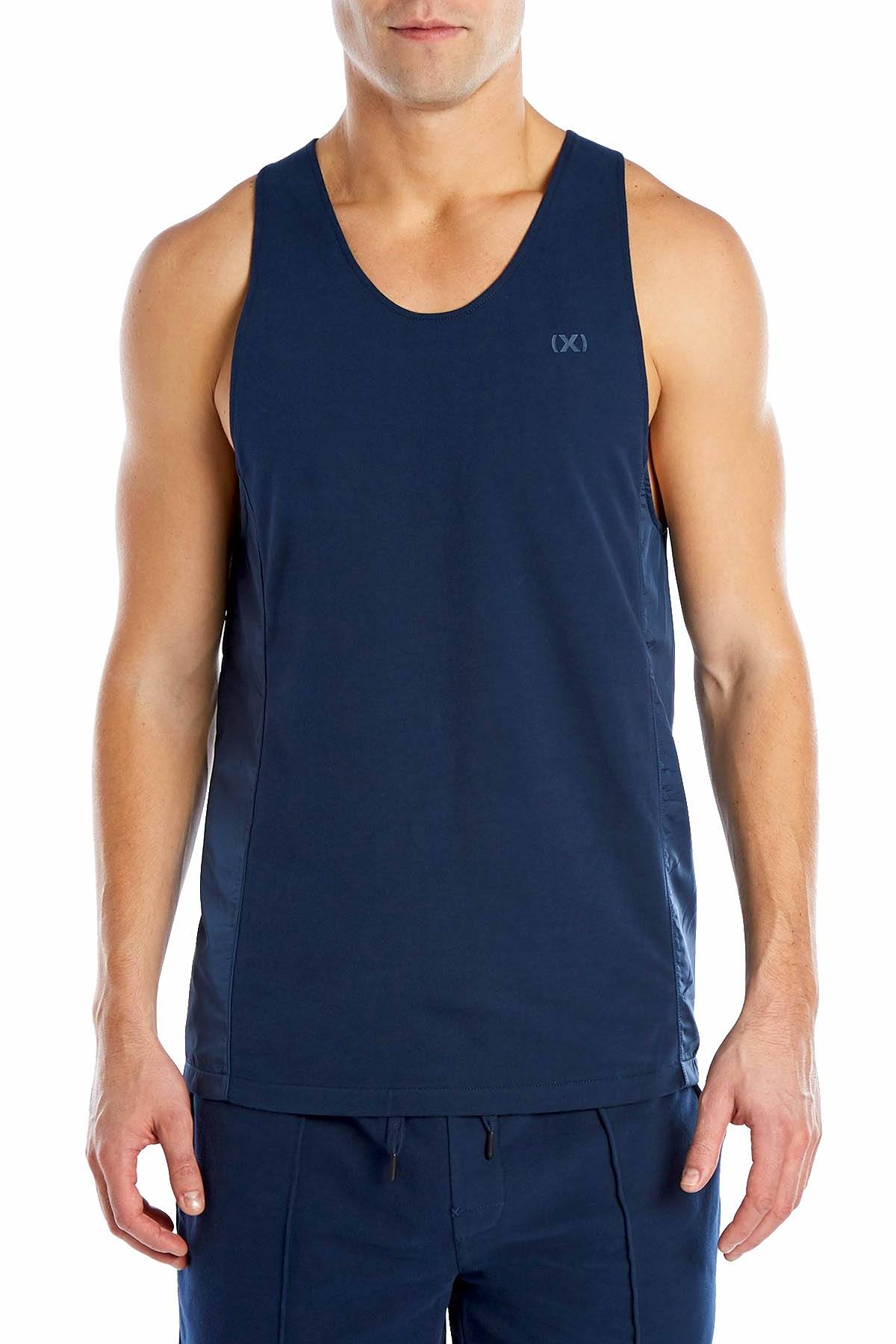 2(X)IST Varisty-Navy Classic Scoop-Neck Tank Top