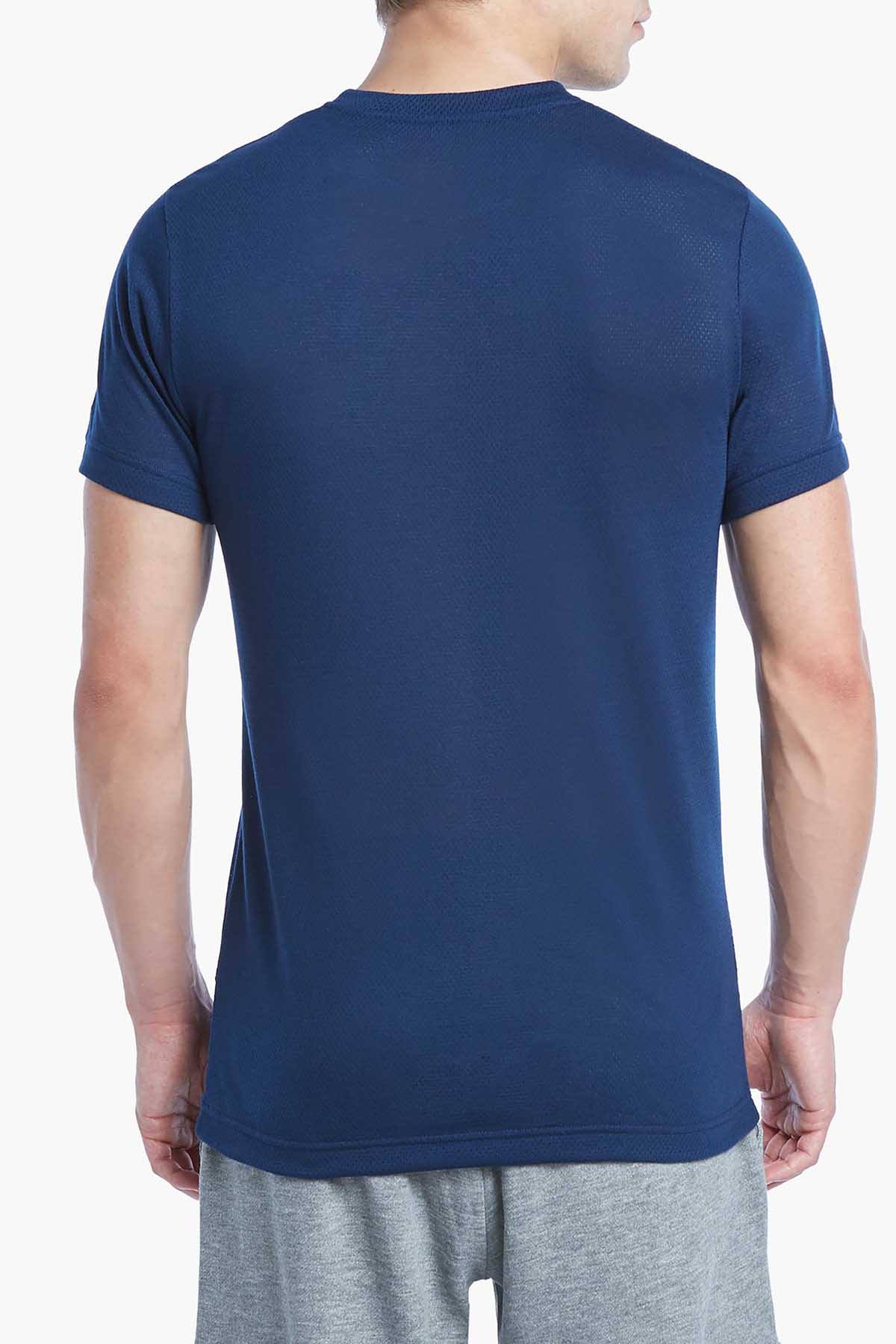 2(X)IST Varsity Navy Core Mesh Crewneck Tee