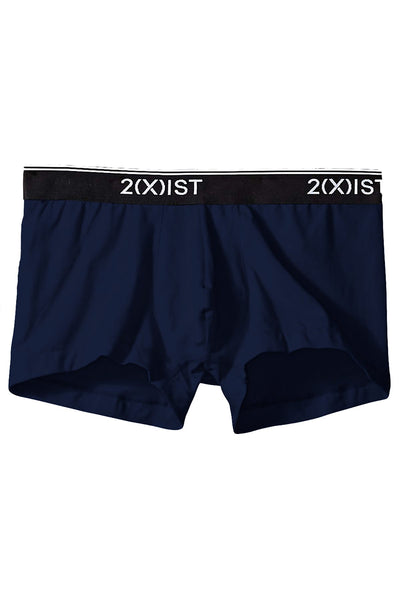 2(X)IST Varsity-Navy Essential Cotton-Stretch No-Show Trunk