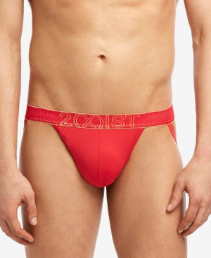 2(x)ist Speed Dri Jock Strap Red