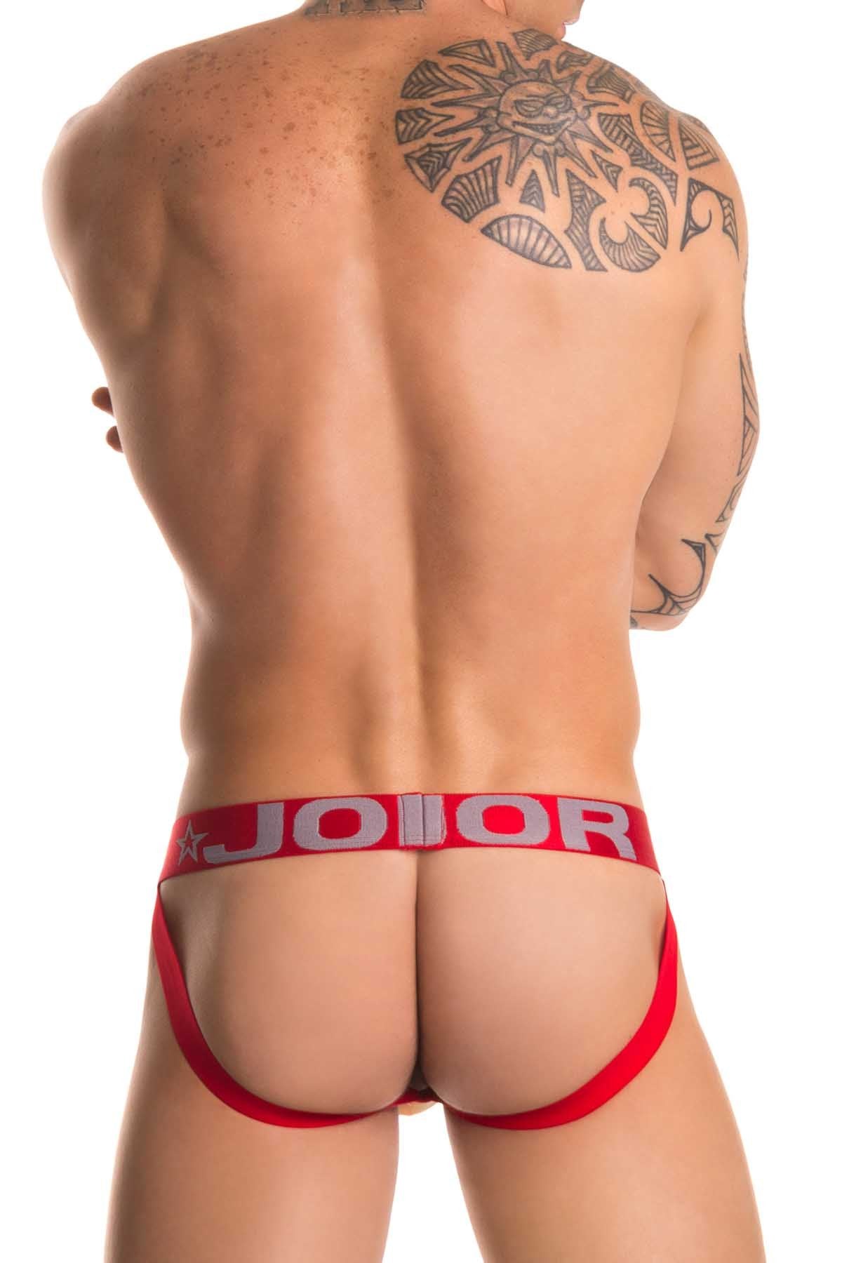 Jor Printed Orange Jockstrap