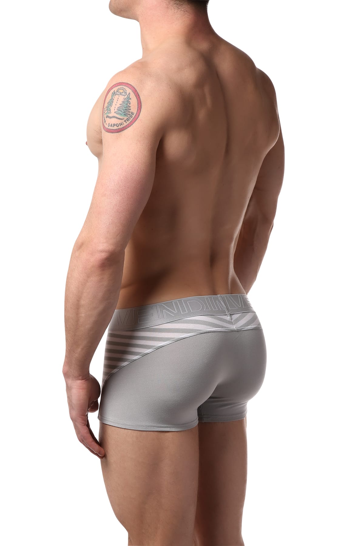 Modus Vivendi Grey Wide-Line Boxer