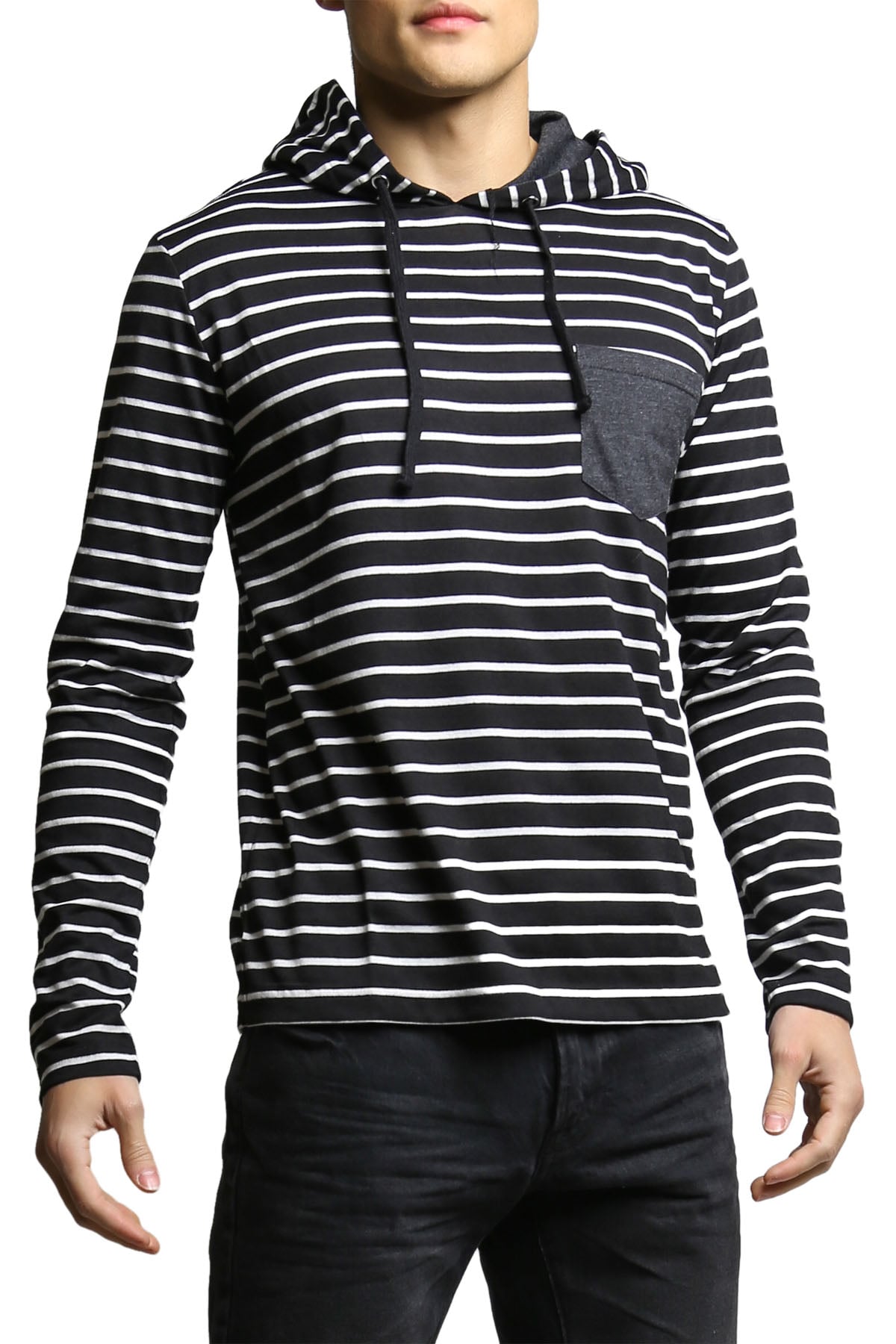 Do Nothing Charcoal Jailbird Joey Hooded Shirt
